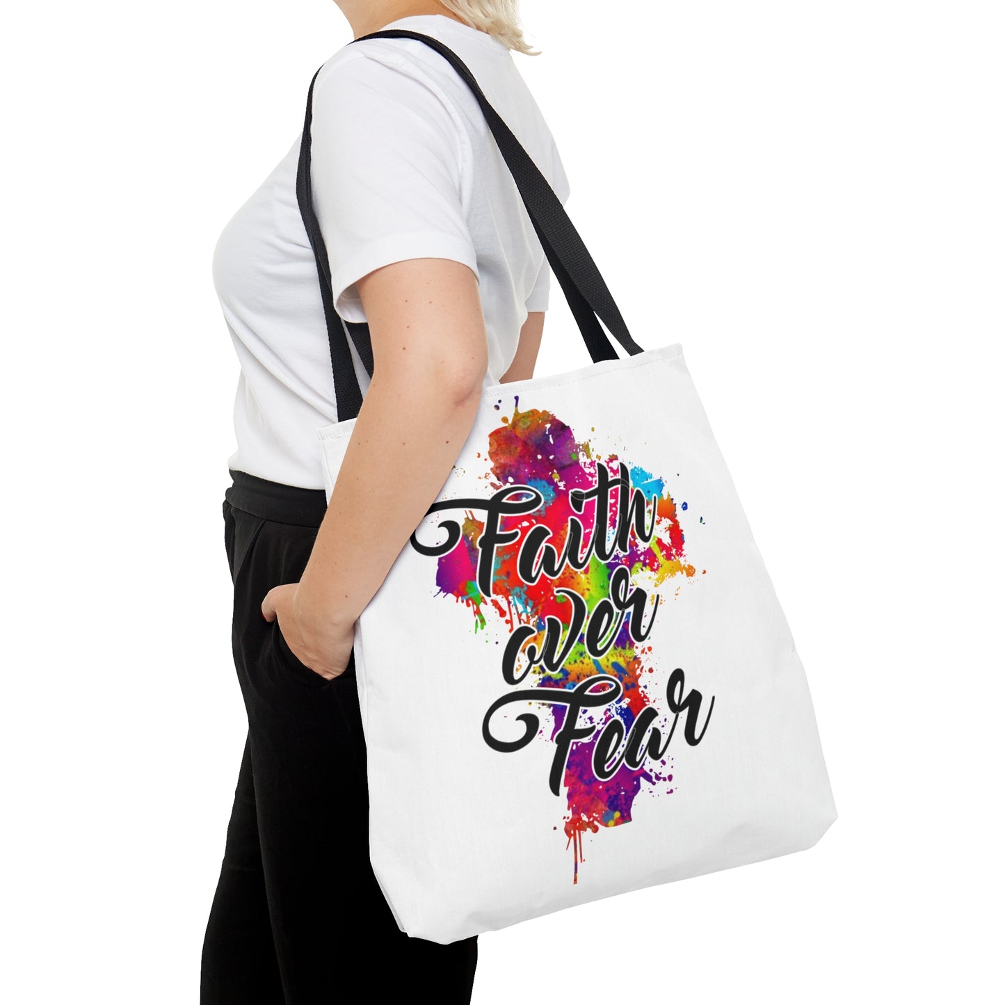 Faith Over Fear Tote Bag