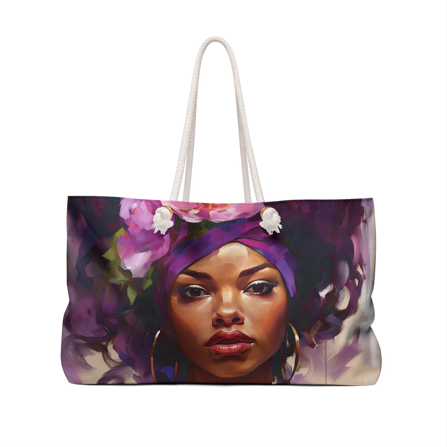 Reflections of Elegance: A Portrait of Modern Beauty Weekender Bag