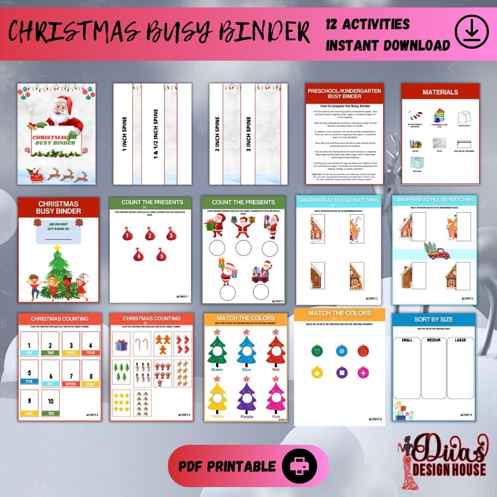 Christmas Teacher Bundle | PNG | Christmas Worksheets |Printable Christmas Games |Classroom Christmas Resources| Christmas Bundle