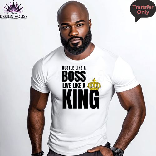 Hustle Like A Boss Ready to Press DTF Transfers