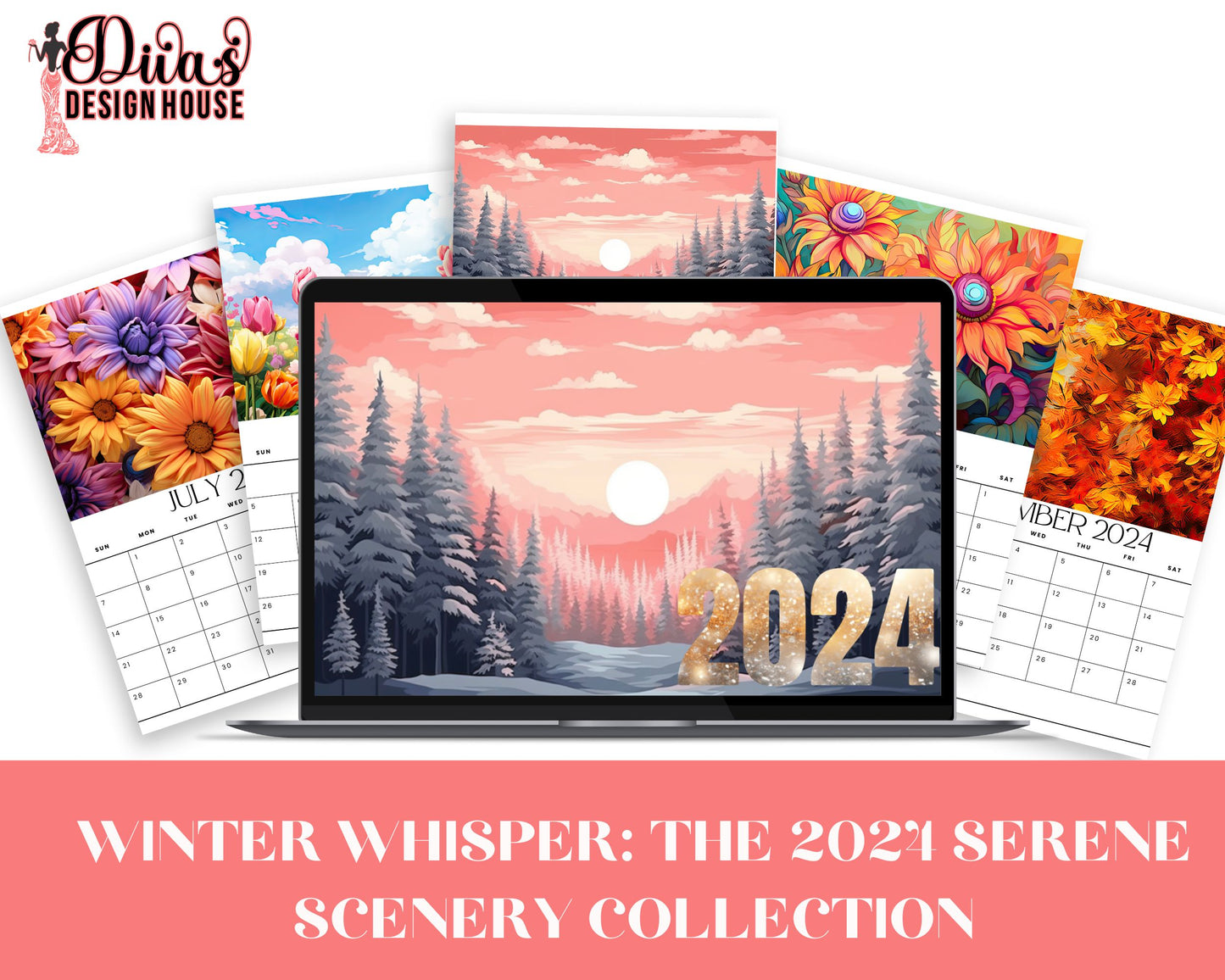 Winter Whisper: The 2024 Serene Scenery Collection