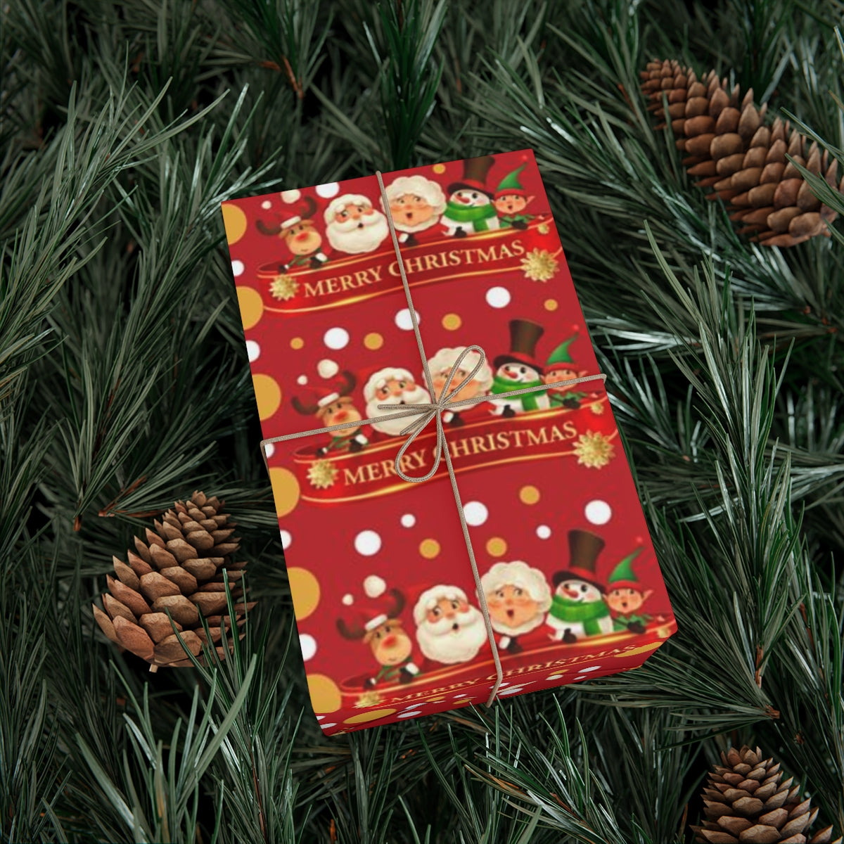 Merry Christmas Santa Wrapping Paper