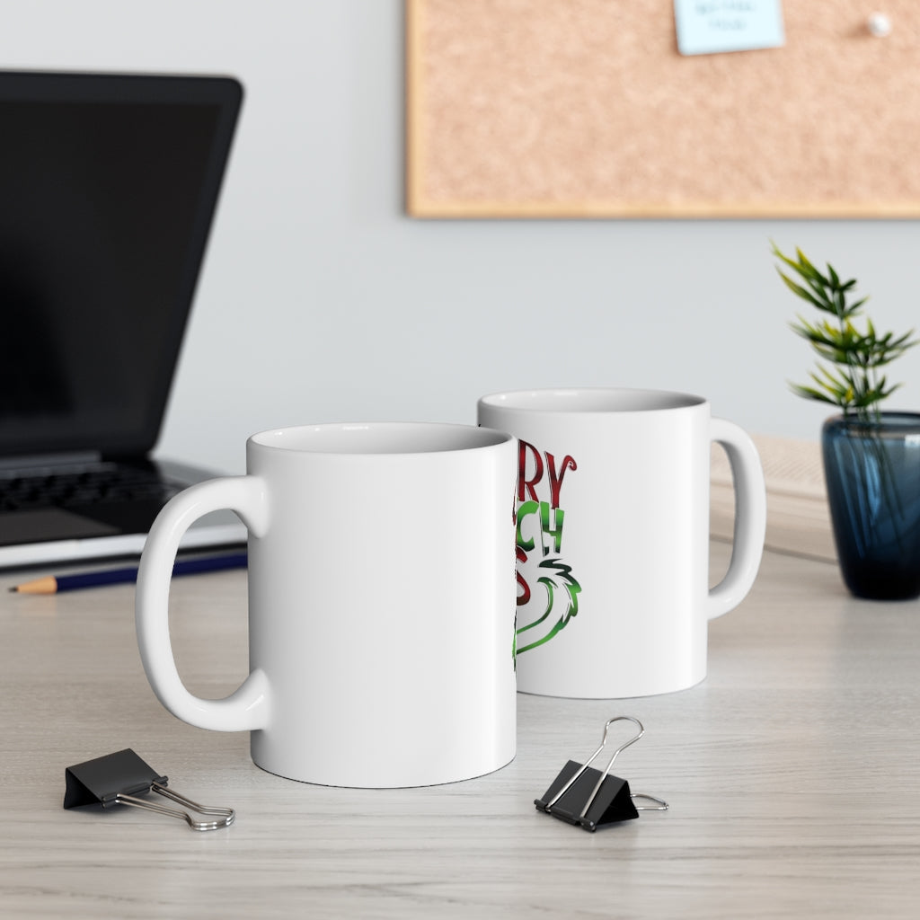 Merry Grinch-mas Ceramic Mug 11oz