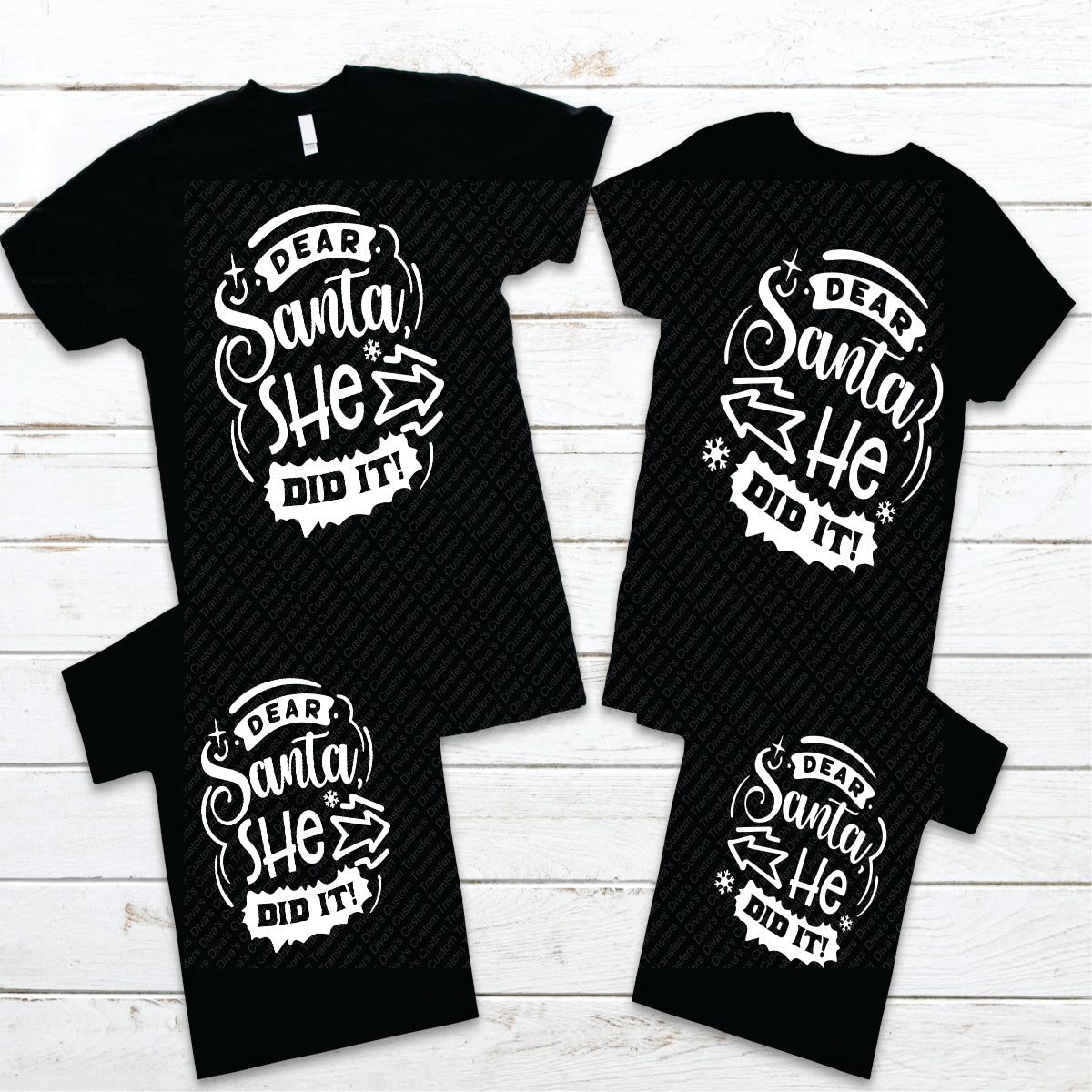 Dear Santa Family Matching Christmas Shirt
