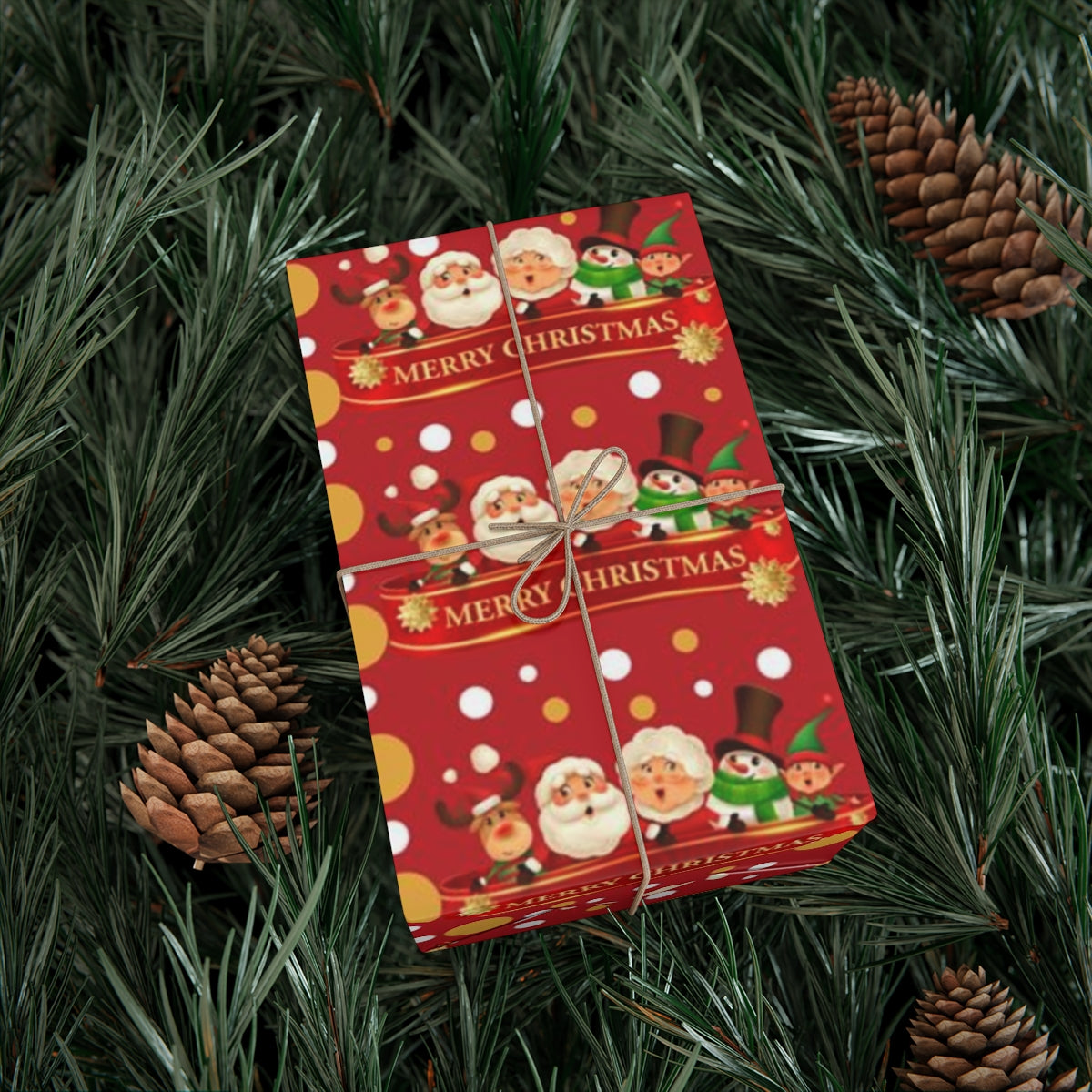 Merry Christmas Santa Wrapping Paper