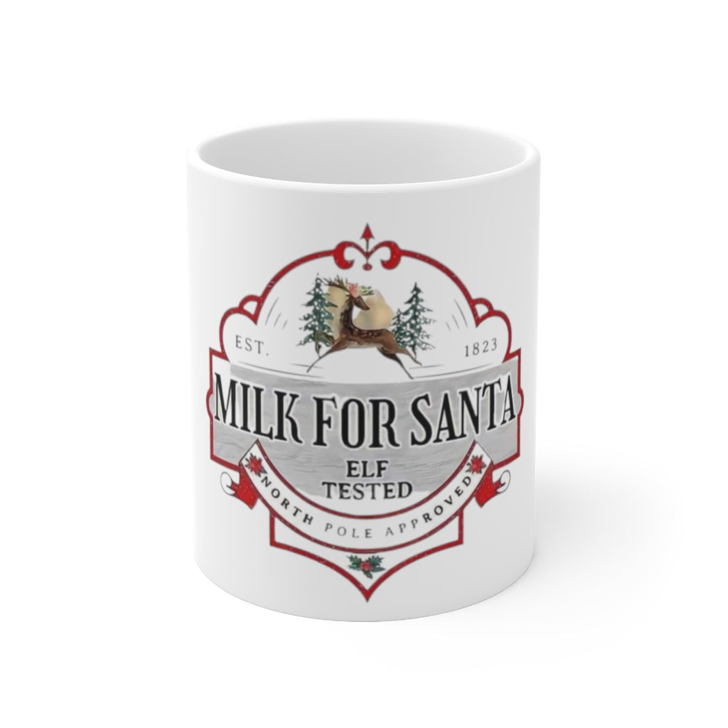 Milk for Santa Ceramic Mug 11oz