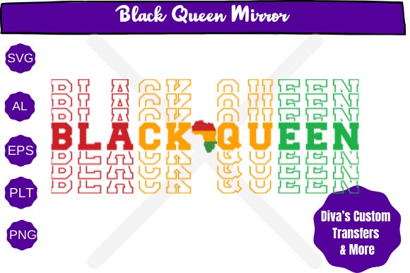Black Queen T-shirt digital download down, Women t-shirt design, png, svg, religious shirt design