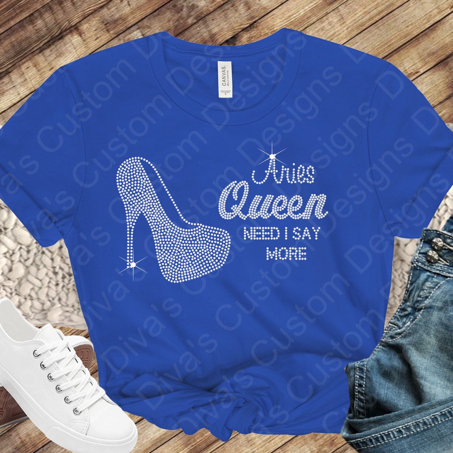 Aries Queen Rhinestone Digital Rhinestone Download Rhinestone Birthday File Zodiac Rhinestone File SVG PNG Cricut & Silhoette svg file