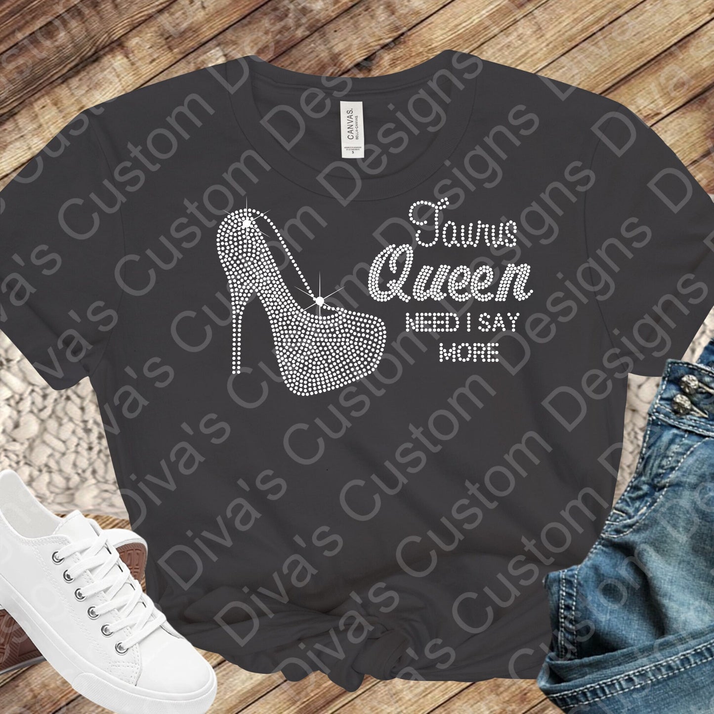 Taurus Queen Rhinestone Digital Rhinestone Download Rhinestone Birthday File Zodiac Rhinestone File SVG PNG Cricut & Silhouette svg file.