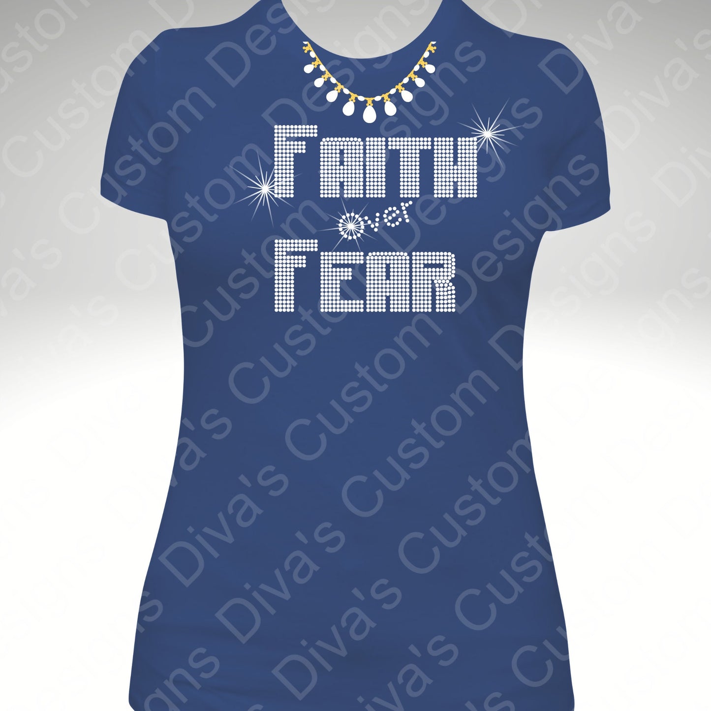 Fair Over Fear Digital Rhinestone Download SVG PGN Cricut & Silhouette svg file ss10 Rhinestones Cut File Religion Cut File