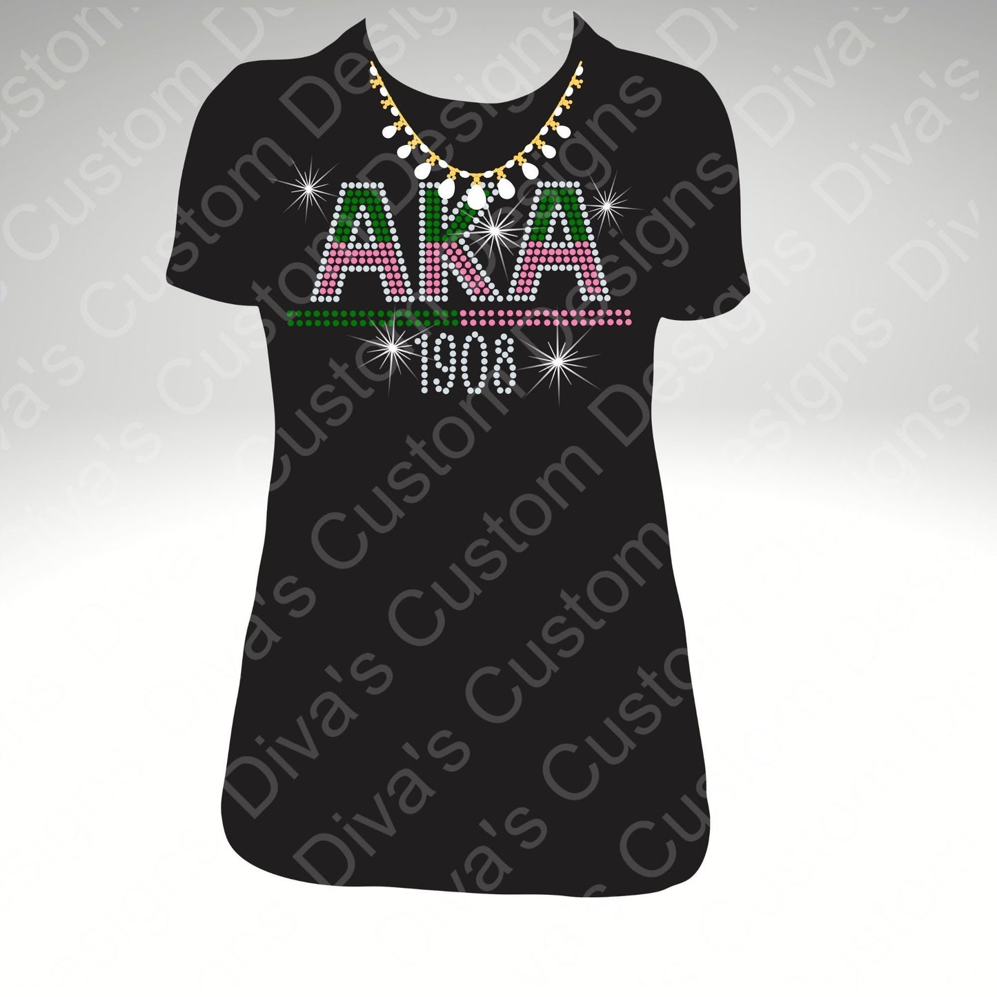 AKA Sorority Digital Rhinestone Download SVG PGN Cricut & Silhouette svg file ss10 Rhinestones Cut File Religion Cut File