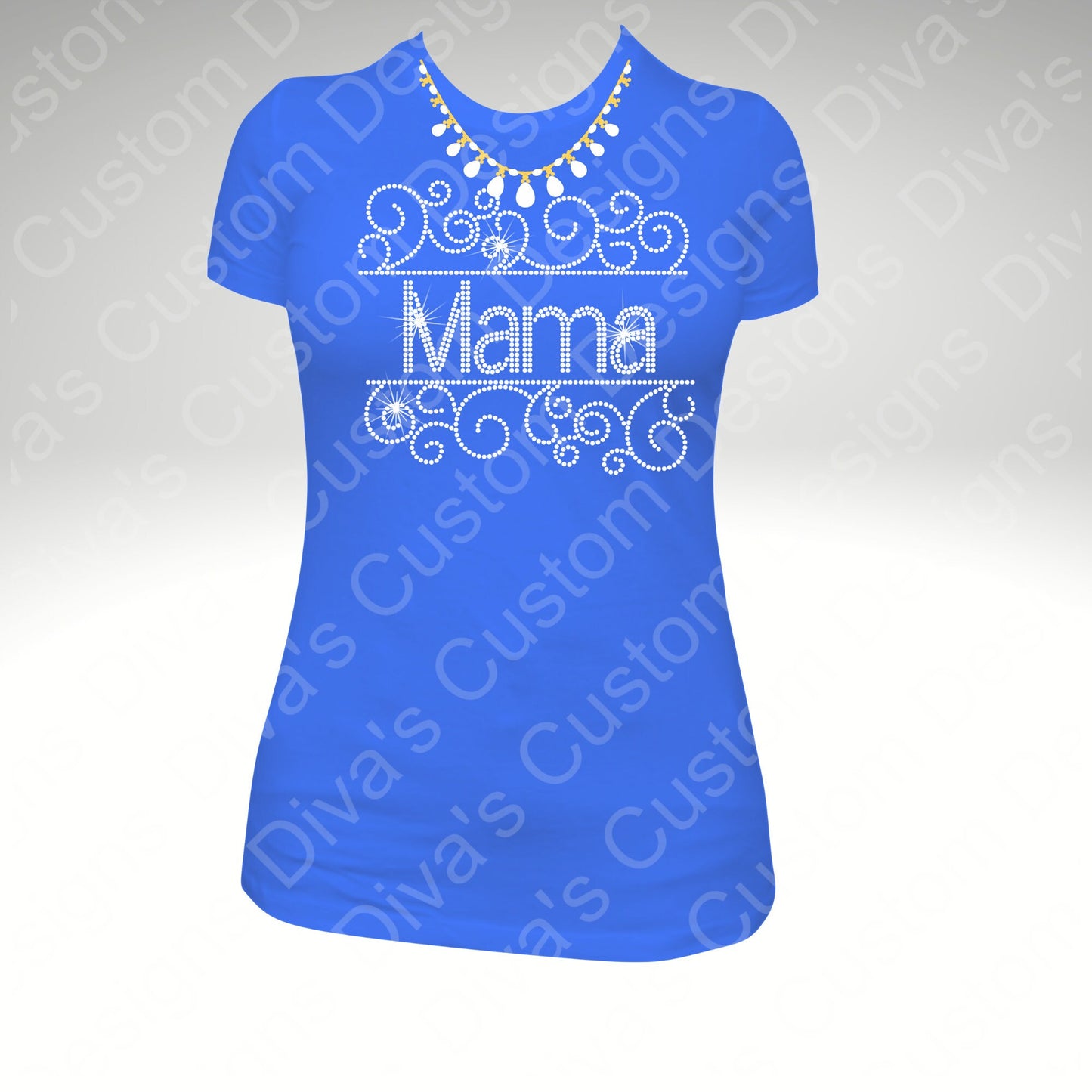 Mama Swirl Digital Rhinestone Download SVG PGN Cricut & Silhouette svg file ss10 Rhinestones Cut File Religion Cut File