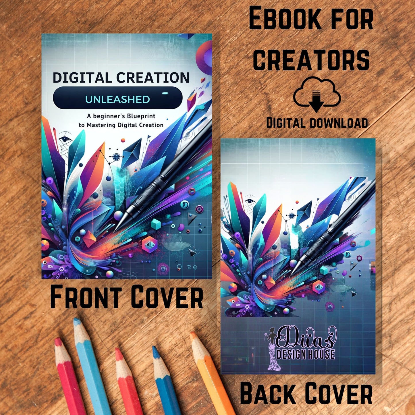 Unlock Creativity: Comprehensive Guide for Beginners | eBook for Creators | Personal Use Ebook | SVG PNG Files | Comprehensive eBook