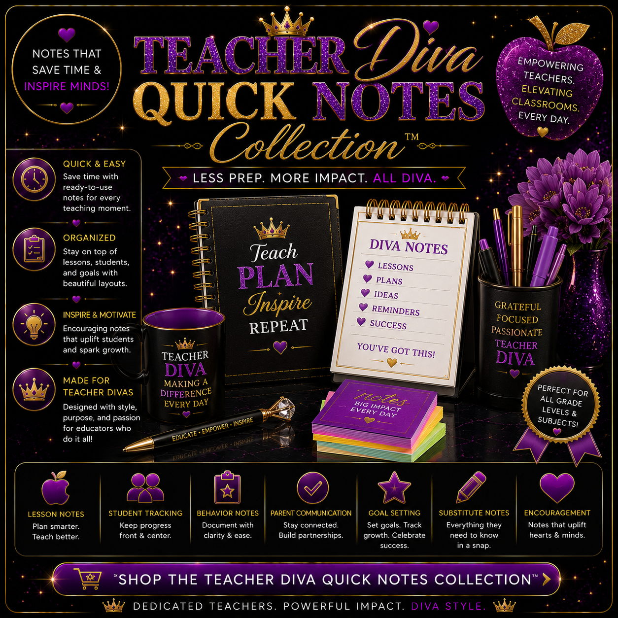 Diva's Teacher Quick Notes