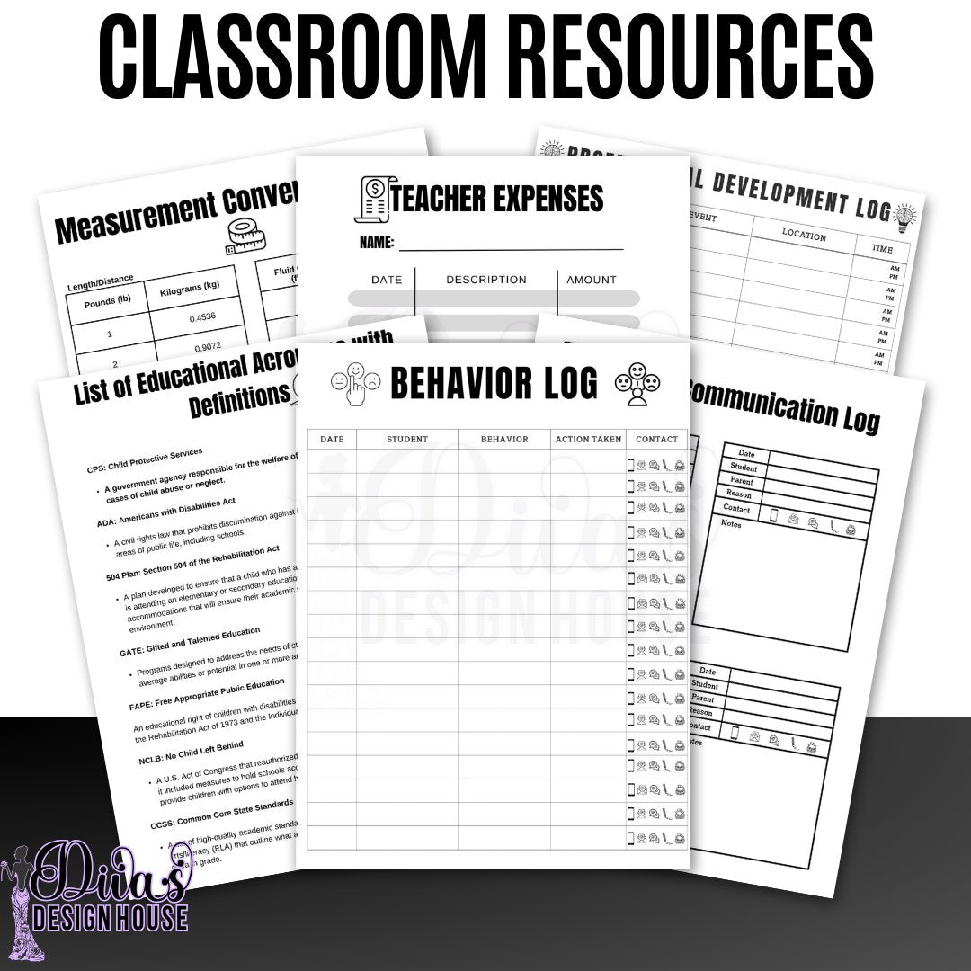 Diva's Classroom Essential: The Classroom Resource Revolution