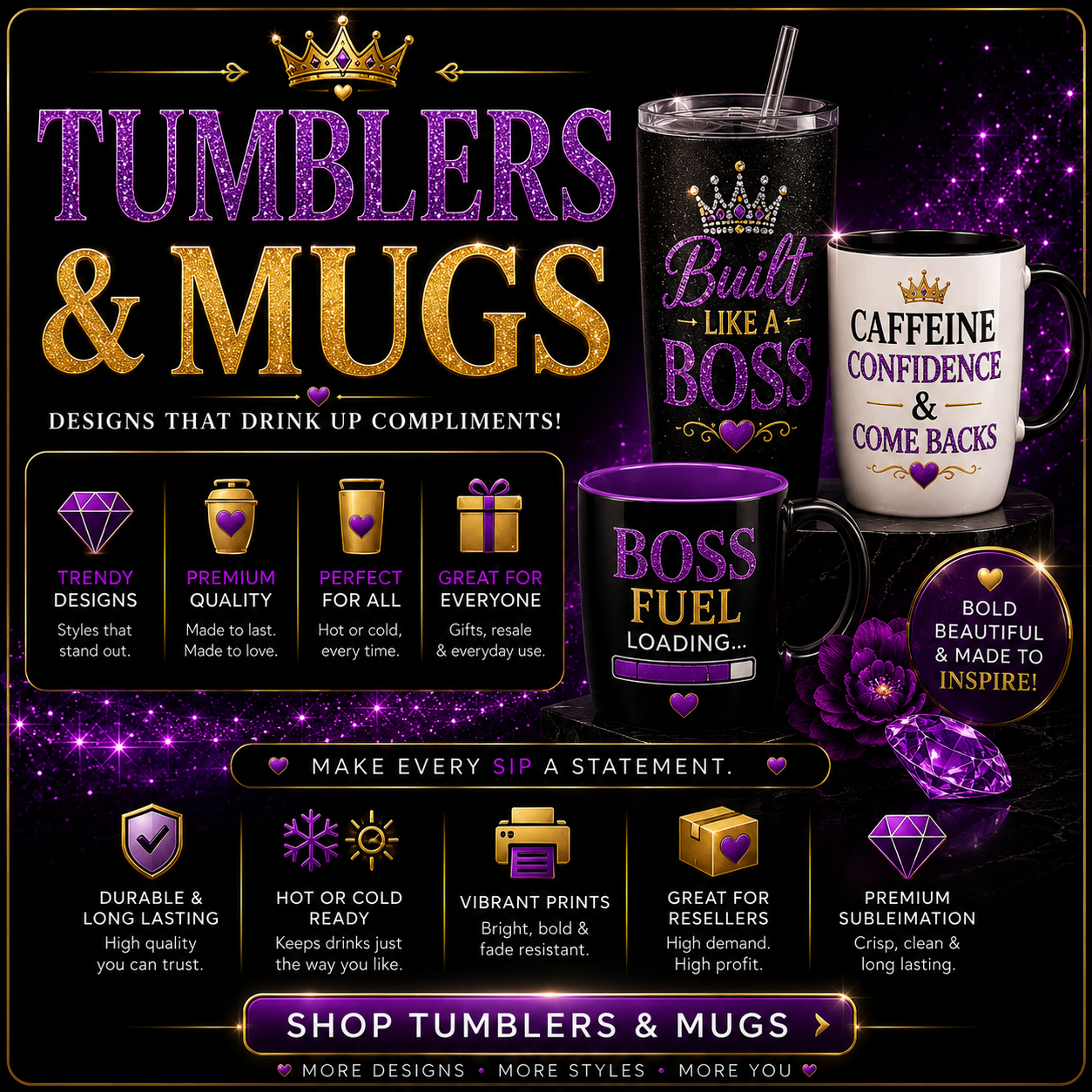 Tumblers & Mugs