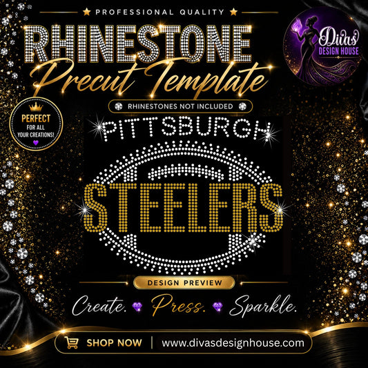 Pittsburgh Steelers Football — included in the 10-template bundle