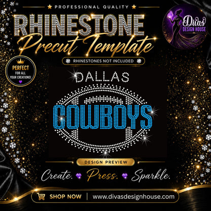 Dallas Cowboys Football — included in the 10-template bundle