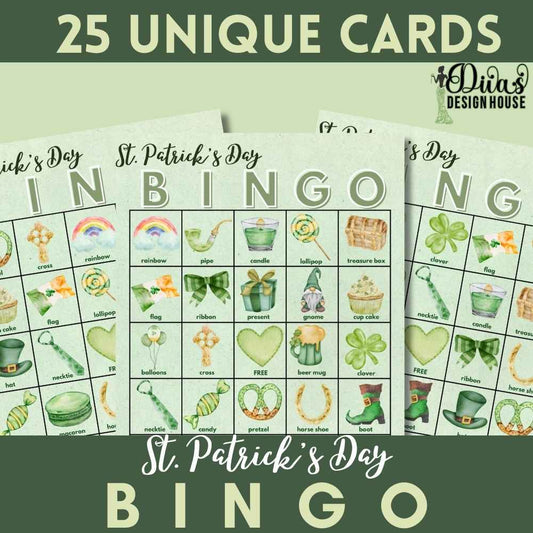 St. Patrick's Day Bingo Cards | PDF | St. Patrick's Day |Printable St. Patrick's Day Games |Classroom Resources| Digital Download| Teacher Printable