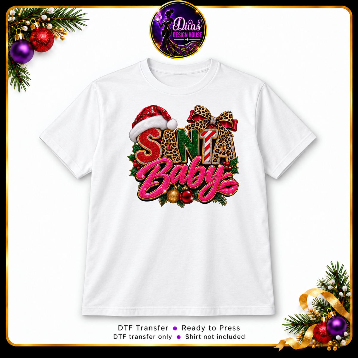 Santa Baby | Ready-to-Press DTF Transfer