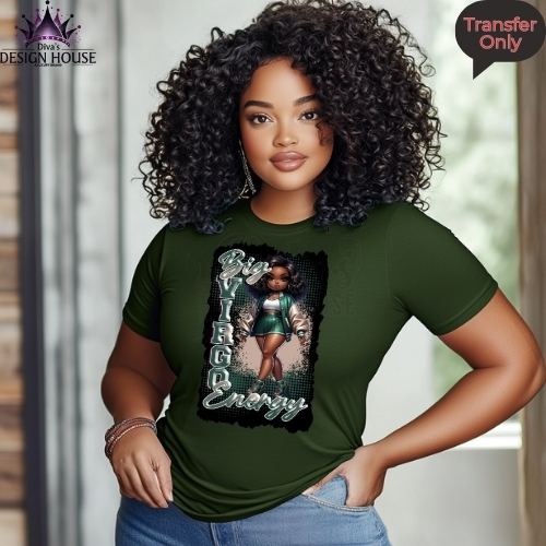 Big Virgo Energy Ready to Press DTF Transfers