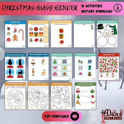 Christmas Teacher Bundle | PNG | Christmas Worksheets |Printable Christmas Games |Classroom Christmas Resources| Christmas Bundle