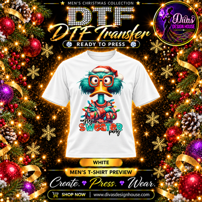 Ugly Sweater Party | Ready-to-Press DTF Transfer
