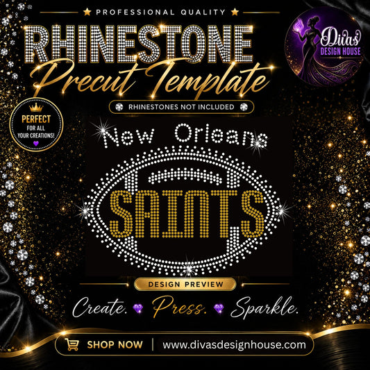 New Orleans Saints Football — included in the 10-template bundle