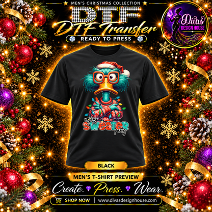 Ugly Sweater Party | Ready-to-Press DTF Transfer
