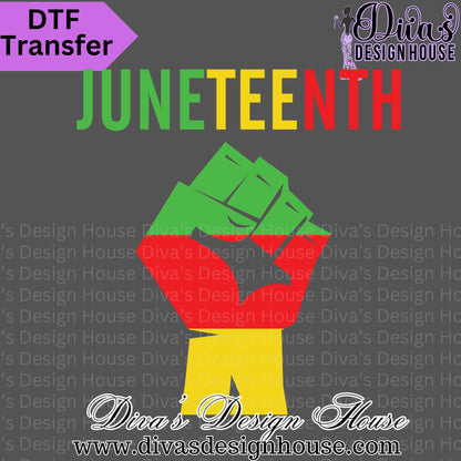 Juneteenth Fist Every Chain DTF Transfers (Copy)