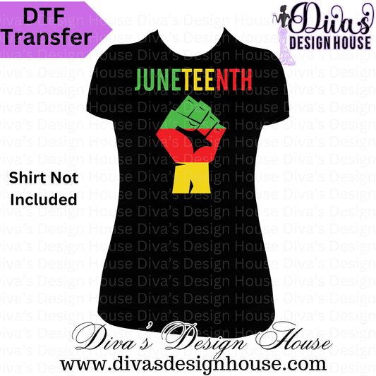 Juneteenth Fist Every Chain DTF Transfers (Copy)