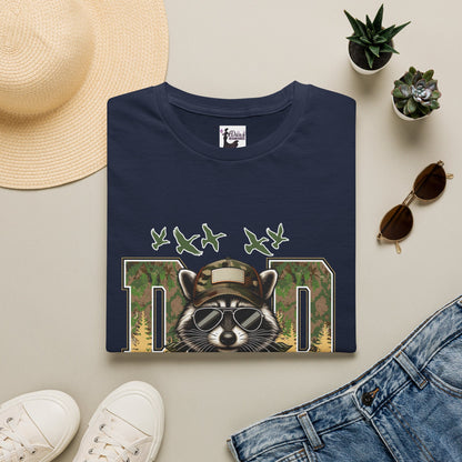 Dad Camouflage Raccoon T-Shirt — Hunting Dad Gift