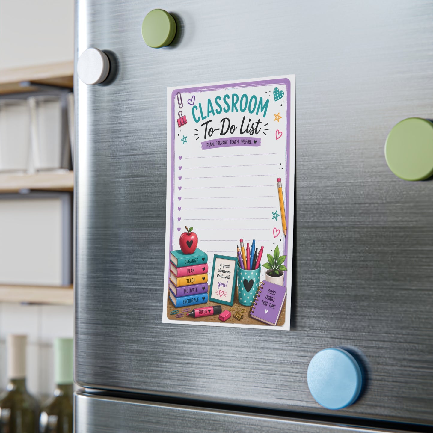 Classroom To-Do List Notepad Teacher Desk Planner Post-it® Pads