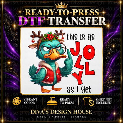 This Is As Jolly As I Get | Ready-to-Press DTF Transfer