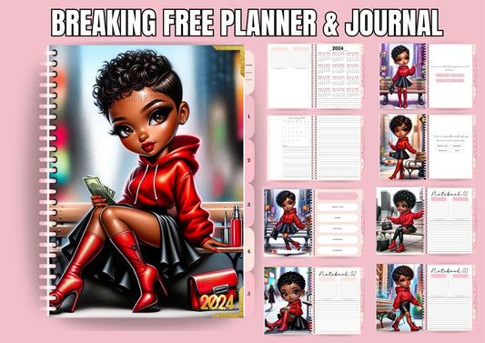 Breaking Free: Your Guide to Financial Liberation Hyperlinked Dated Journal