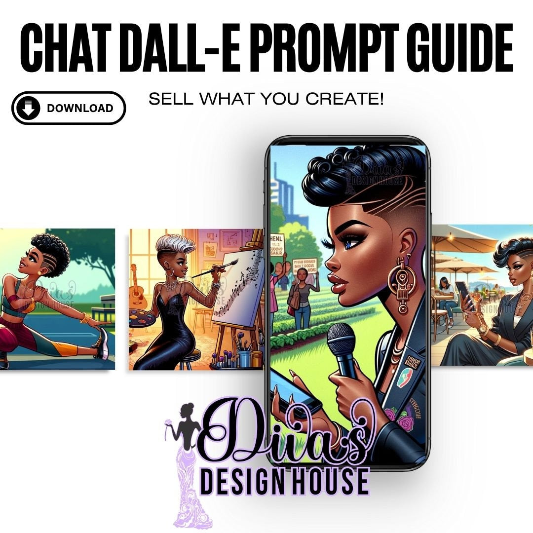 Visionary Vignettes: A Creative Illustration Guide| DALLE3 Prompt Guide| Includes a ChatGPT Prompt to Help Your Created Unlimited Prompts|
