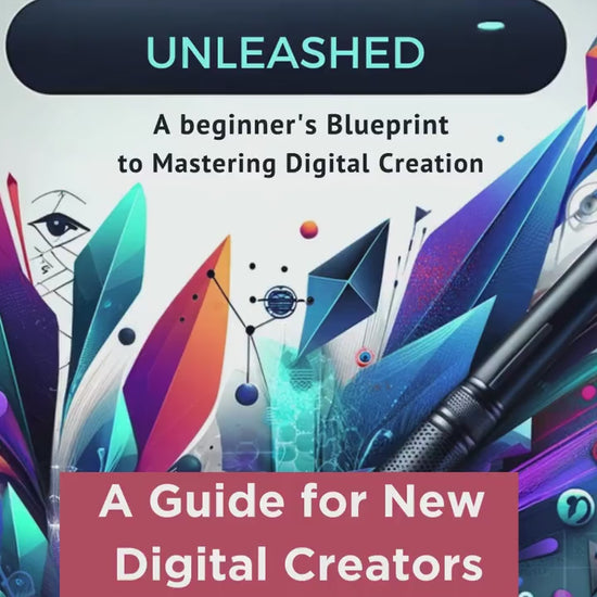 Unlock Creativity: Comprehensive Guide for Beginners | eBook for Creators | Personal Use Ebook | SVG PNG Files | Comprehensive eBook