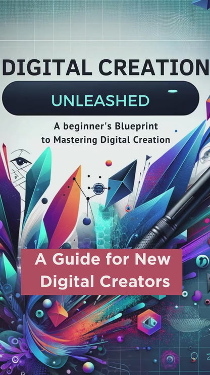 Unlock Creativity: Comprehensive Guide for Beginners | eBook for Creators | Personal Use Ebook | SVG PNG Files | Comprehensive eBook
