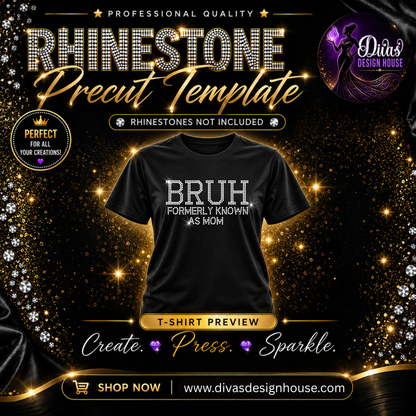 Bruch Formally Known | Pre-Cut Rhinestone Template | SS10