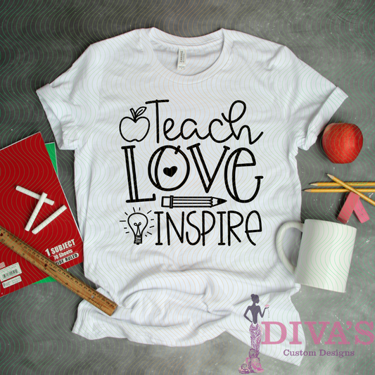Teach Love Inspire (Black)