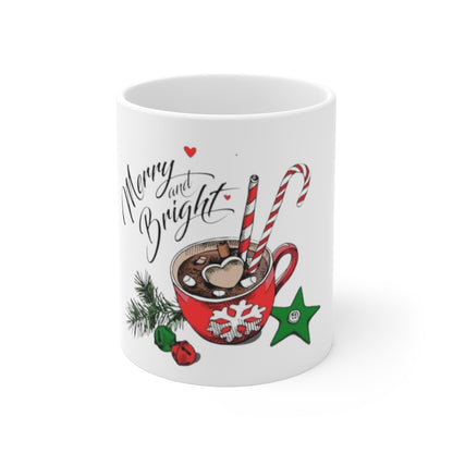 Merry & Bright 11oz Mug
