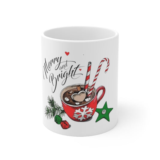 Merry & Bright 11oz Mug