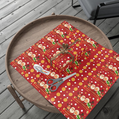 Merry Christmas Santa Wrapping Paper