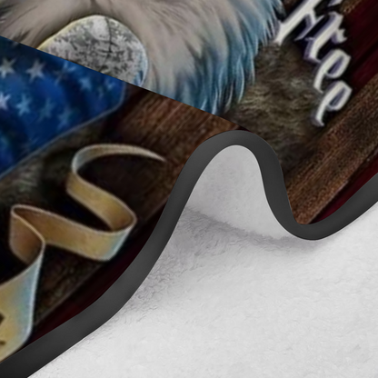 Home Of The Free Fleece Blanket
