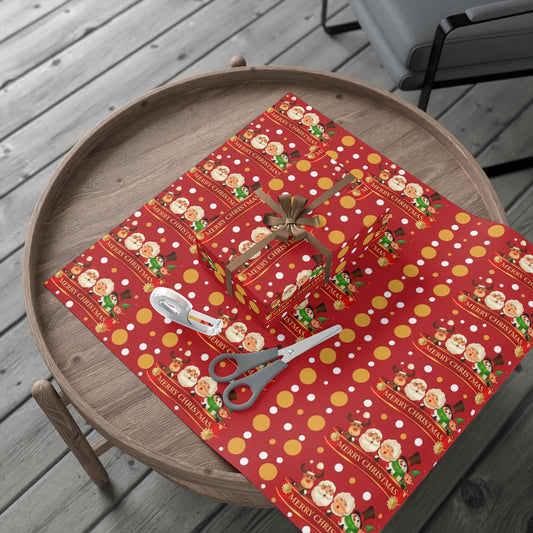 Merry Christmas Santa Wrapping Paper