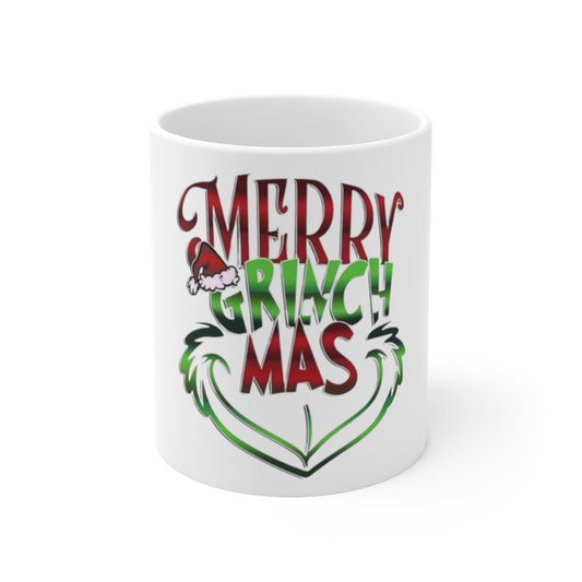 Merry Grinch-mas Ceramic Mug 11oz