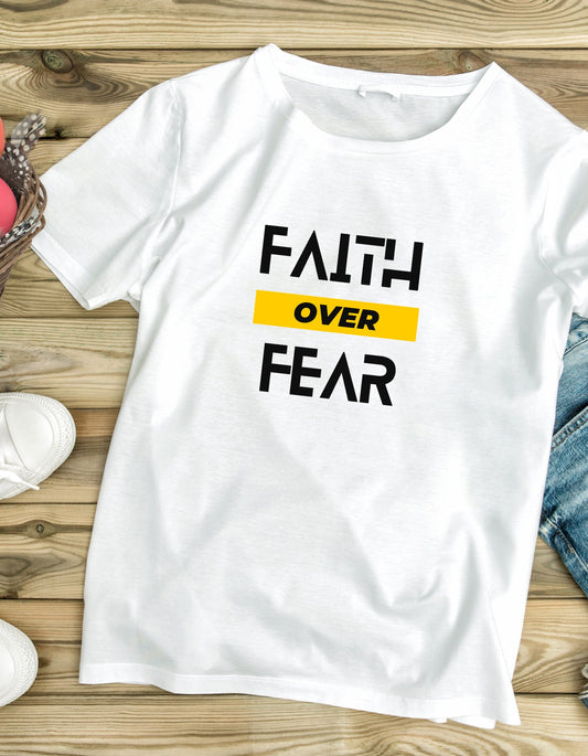 Faith over fear, editable t-shirts designs, t-shirt for men, t-shirt download, t-shirt for women