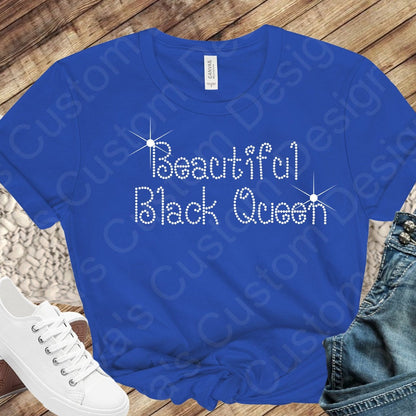 Beautiful Black Queen Rhinestone Digital Rhinestone Download SVG PGN Cricut & Silhoette svg file