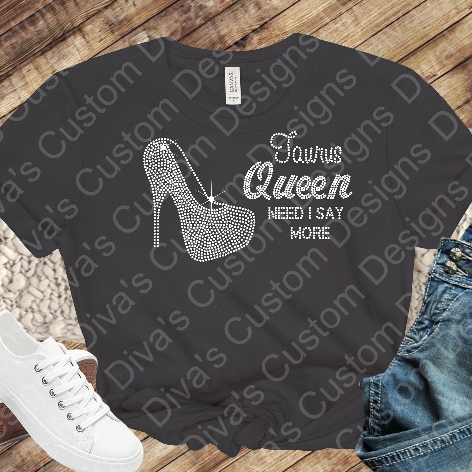 Taurus Queen Rhinestone Digital Rhinestone Download Rhinestone Birthday File Zodiac Rhinestone File SVG PNG Cricut & Silhouette svg file.