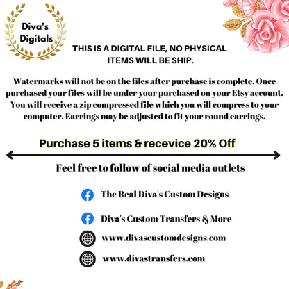 Mother's Day Digital DFY(Done For You} Template Vouchers_ Print and Cut Small Business Commercial Liceance